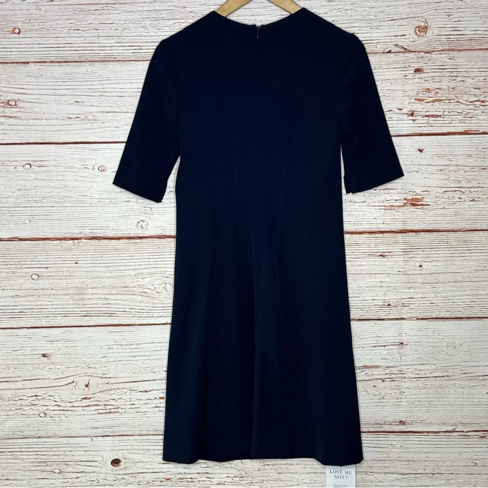 NWT MM LaFleur The Emily Dress - WonderTex in Galaxy Blue Sz 0 - Picture 3 of 16